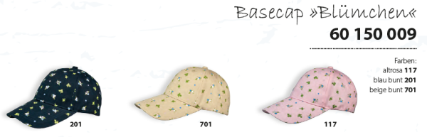 Basecap Blümchen